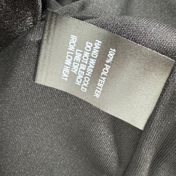 NWT Lulus Aubrianna Black Satin Ruffled Mini Dress - Picture 8 of 8